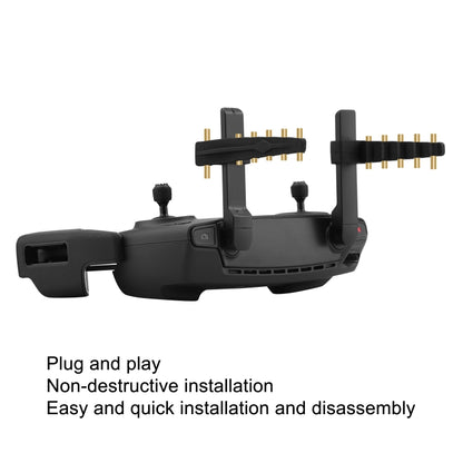 BRDRC เสาอากาศช่วง Extender เครื่องขยายสัญญาณสำหรับ DJI Mini SE/MAVIC 2/Pro/Air, For DJI Mini SE/MAVIC 2/Pro/Air Black Copper