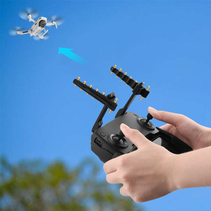 BRDRC เสาอากาศช่วง Extender เครื่องขยายสัญญาณสำหรับ DJI Mini SE/MAVIC 2/Pro/Air, For DJI Mini SE/MAVIC 2/Pro/Air Black Copper
