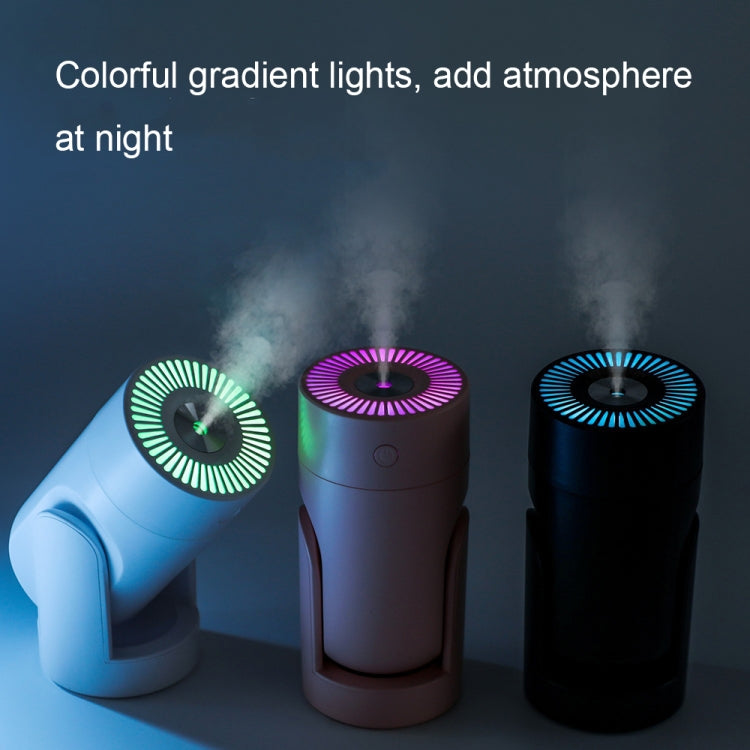 L09 USB Plug-in เครื่องทำความชื้นไฟกลางคืนสีสันสดใส, สีขาว, สีชมพู, สีดำ