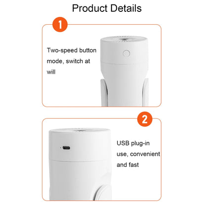 L09 USB Plug-in เครื่องทำความชื้นไฟกลางคืนสีสันสดใส, สีขาว, สีชมพู, สีดำ