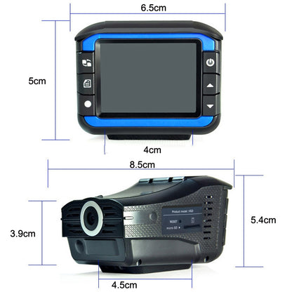 VG3 2 In 1 สุนัขอิเล็กทรอนิกส์เครื่องบันทึกการขับขี่อุปกรณ์เตือนเรดาร์เคลื่อนที่สำหรับยานพาหนะ, VG3
