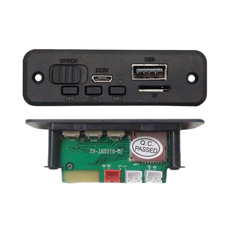JQ-D102BT พร้อมเครื่องขยายเสียงบันทึกการโทร MP3 โมดูลบอร์ดถอดรหัสบลูทูธ, JQ-D102BT