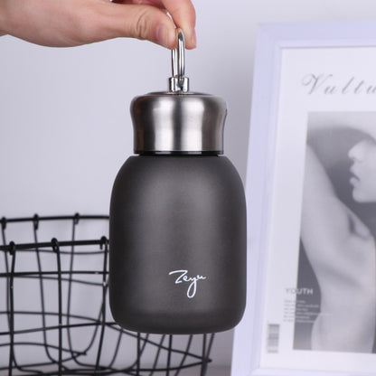 280ml 304 Stainless Steel Handle Vacuum Insulation Cup Big Belly Gift Cup, สีดำ, สีทอง, สีเขียว, สีเงิน, Rose Gold