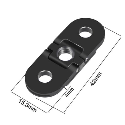 ฐานแม่เหล็กทดแทนแบบพับโลหะสำหรับ GoPro HERO10 Black / HERO9 Black / HERO8 Black / MAX