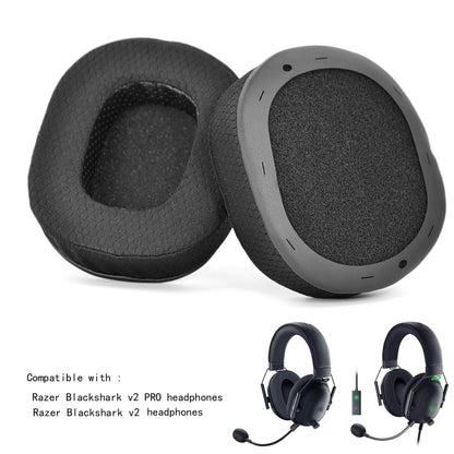 2 PCS Sponge Cover Ear Pads สำหรับ Razer BlackShark V2 /V2 Pro สไตล์:, 19B32, Ice Sense, Football Net