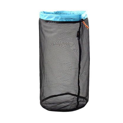 LUCKSTONE WSD2005020 กระเป๋าจัดระเบียบตาข่ายน้ำหนักเบา ขนาด:, S (Gray Blue), M (Gray Orange), L (Gray Green), XL (Gray Blue), XXL (Gray Black), S (Black Blue), M (Black Orange), L (Black Green), XL (Black Blue), XXL (Black Black), S-XXL (5PCS Black)   ...