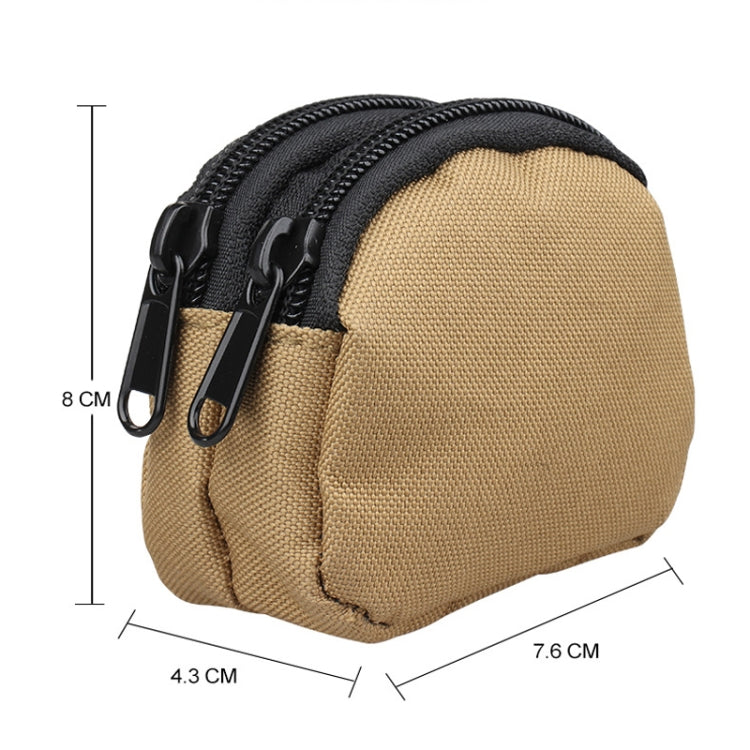 H25 Outdoor Sports Nylon Micro Slingshot Steel Ball Waist Bag กระเป๋าใส่เหรียญขนาดเล็ก, H25 Khaki, H25 Black, H25 Army Green