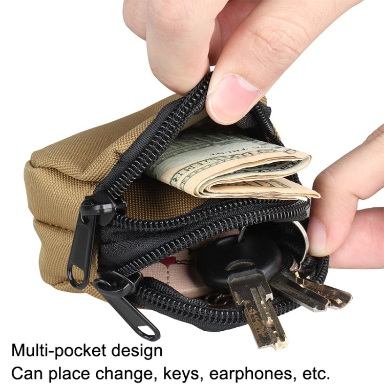 H25 Outdoor Sports Nylon Micro Slingshot Steel Ball Waist Bag กระเป๋าใส่เหรียญขนาดเล็ก, H25 Khaki, H25 Black, H25 Army Green