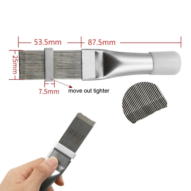 เครื่องมือทำความสะอาดครีบเครื่องปรับอากาศ คอยล์ หวี แปรงพับ, Air Conditioner Fin Cleaning Brush