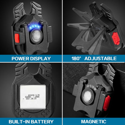 E-SMARTER W5129 ไฟฉายพกพา Mini Strong Light, Specification:, With Keychain, With Tape Rope