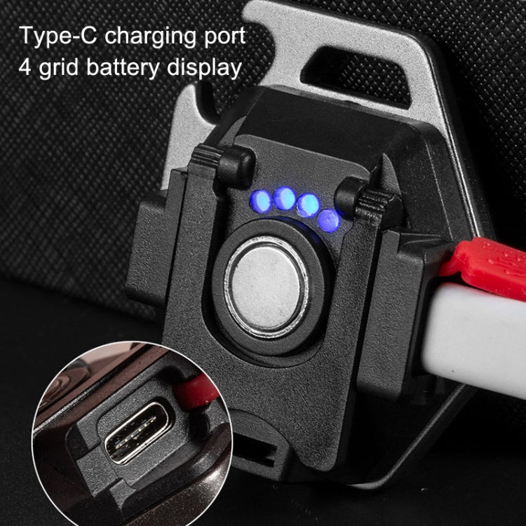 E-SMARTER W5131 ไฟฉายพกพา Mini Keychain Strong Light, Specification:, Black, Tarnish, Black+Tripod, Tarnish+Tripod