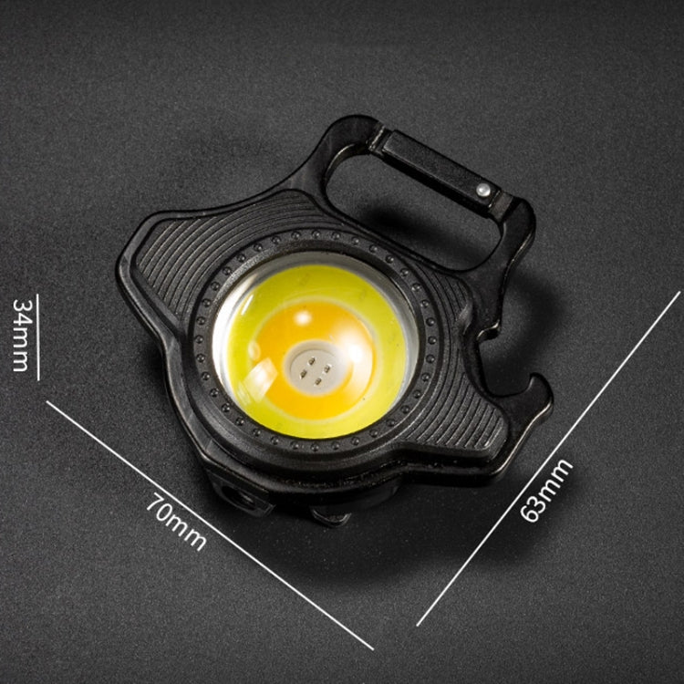 E-SMARTER W5133 ไฟฉายพกพา Mini Keychain Strong Light, Specification:, Black, Black+Tripod