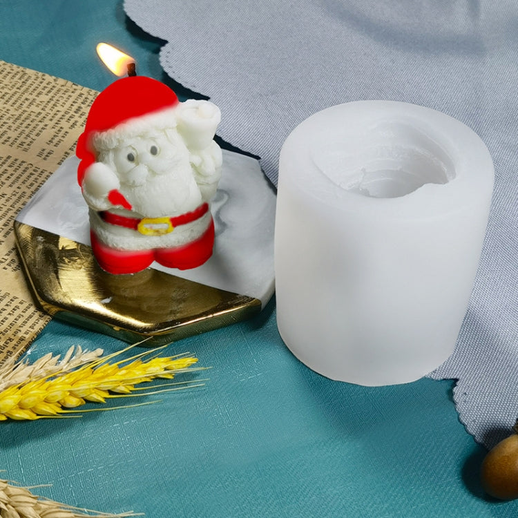 DIY เทียนคริสต์มาสอโรมาเธอราพียิปซั่มซิลิโคนแม่พิมพ์รูปร่าง:, Santa, Simple Christmas Tree, Triangular Christmas Tree, Christmas Gift, Single Stereo, Snow House 3, Single Christmas Cylinder, Origami Christmas Tree, 8 Cone Contest Christmas Tree, Matsi Kot