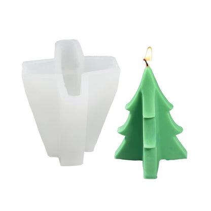 DIY เทียนคริสต์มาสอโรมาเธอราพียิปซั่มซิลิโคนแม่พิมพ์รูปร่าง:, Santa, Simple Christmas Tree, Triangular Christmas Tree, Christmas Gift, Single Stereo, Snow House 3, Single Christmas Cylinder, Origami Christmas Tree, 8 Cone Contest Christmas Tree, Matsi Kot