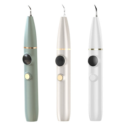 Tartar และ Calculus Remover การทำความสะอาดช่องปาก Ultrasonic Scaler Electric Visual Scaler, White, Green, Champagne