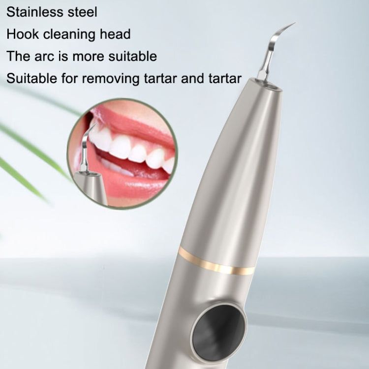 Tartar และ Calculus Remover การทำความสะอาดช่องปาก Ultrasonic Scaler Electric Visual Scaler, White, Green, Champagne