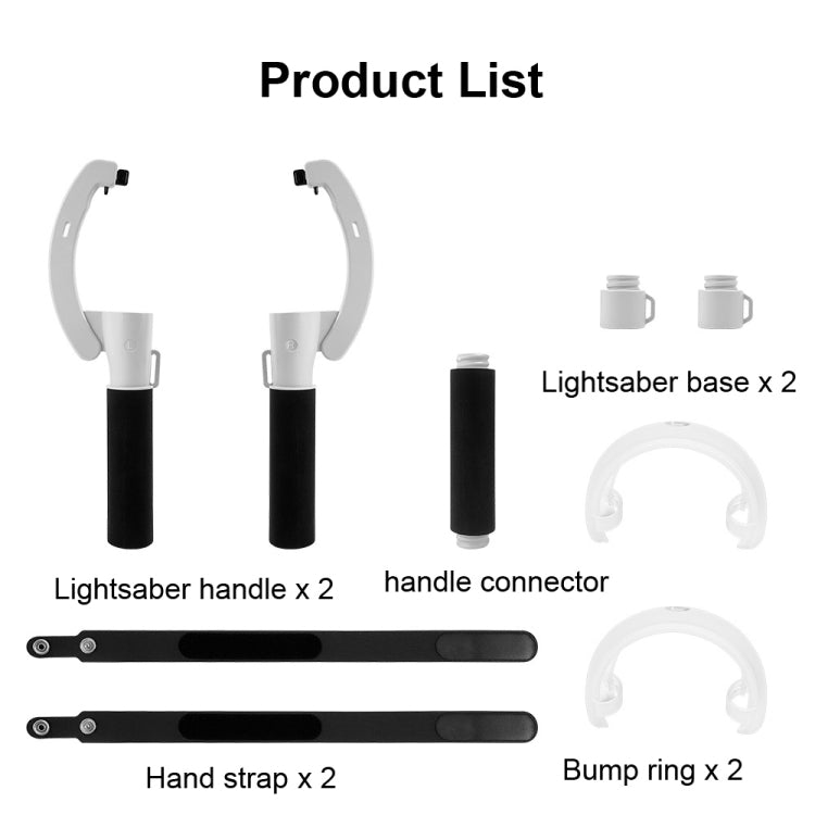 VR Controllers Long Stick Handle สำหรับ Oculus Quest 2 เล่นเกม Beat Saber, for Oculus Quest 2