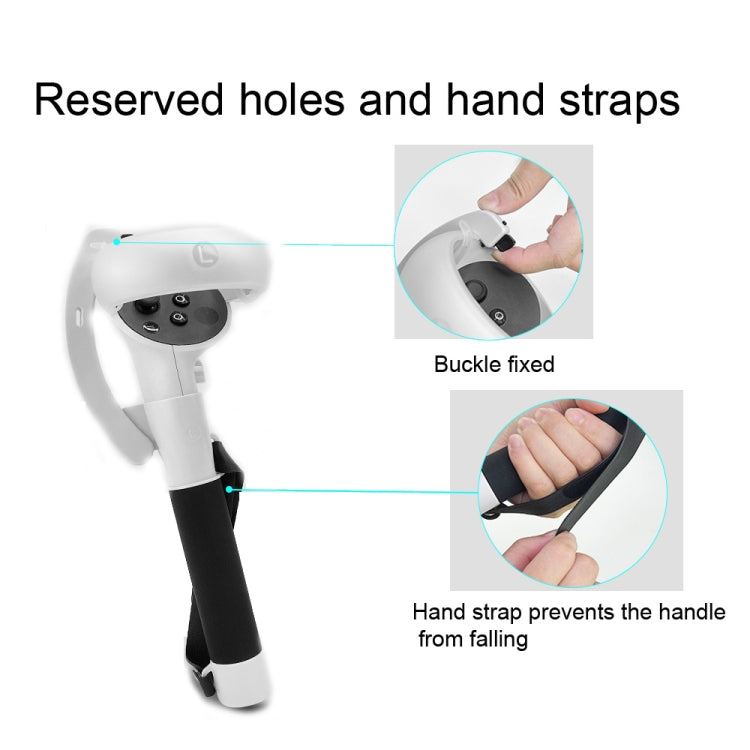 VR Controllers Long Stick Handle สำหรับ Oculus Quest 2 เล่นเกม Beat Saber, for Oculus Quest 2