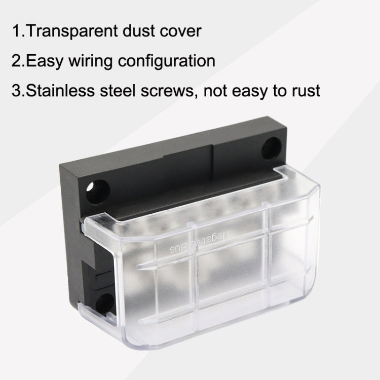 บัสบาร์ RV 12PIN 100A 32V แถบสายไฟทองแดงกระแสสูง, AOA1903