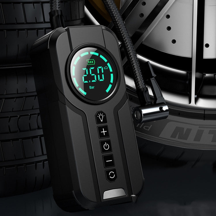 YX1819 เครื่องสูบลมแบบพกพาแบบมีสายรถยนต์ไฟฟ้ายางรถยนต์กำลังสูง Inflator, YX1819 Wired