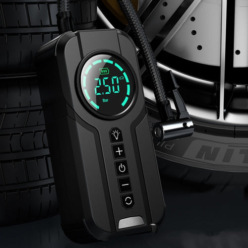 YX1819 เครื่องสูบลมแบบพกพาแบบมีสายรถยนต์ไฟฟ้ายางรถยนต์กำลังสูง Inflator, YX1819 Wired