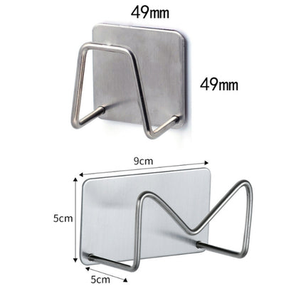 4 PCS 304 Stainless Steel Sponge Rack Sink Drain Rack, สี:, Brushed Color, Baking Black, Large True Color, Large Baking Black, Large Baking White, 201 Ture Color