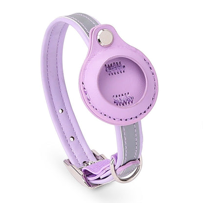 สำหรับ Airtag Tracker ฝาครอบป้องกัน Pet PU Collar, XS, M, S
