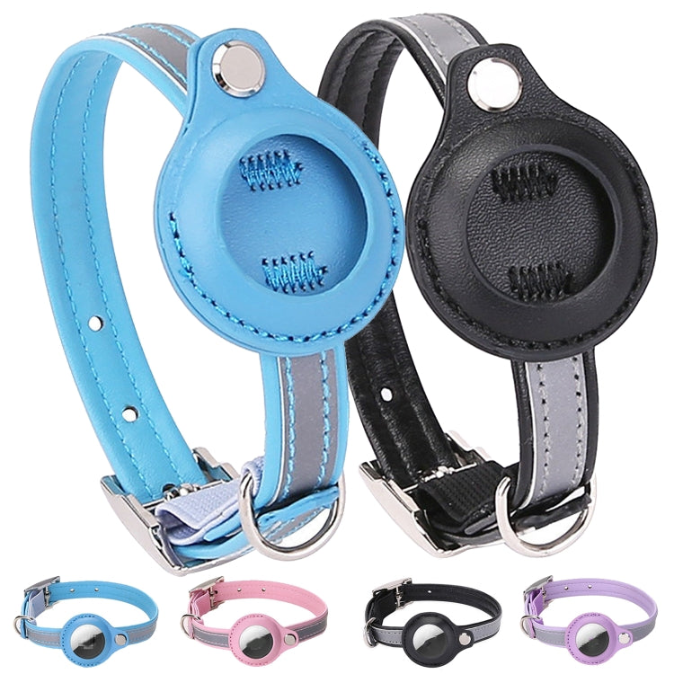 สำหรับ Airtag Tracker ฝาครอบป้องกัน Pet PU Collar, XS, M, S