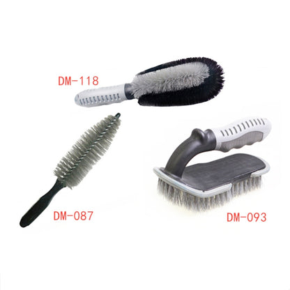 3 PCS แปรงยางรถยนต์แปรงพรมเท้า Pad สไตล์:, DM-08 Pointed Brush, DM-093 Large U-shaped Brush, DM-118 Double Twisted Wire Brush