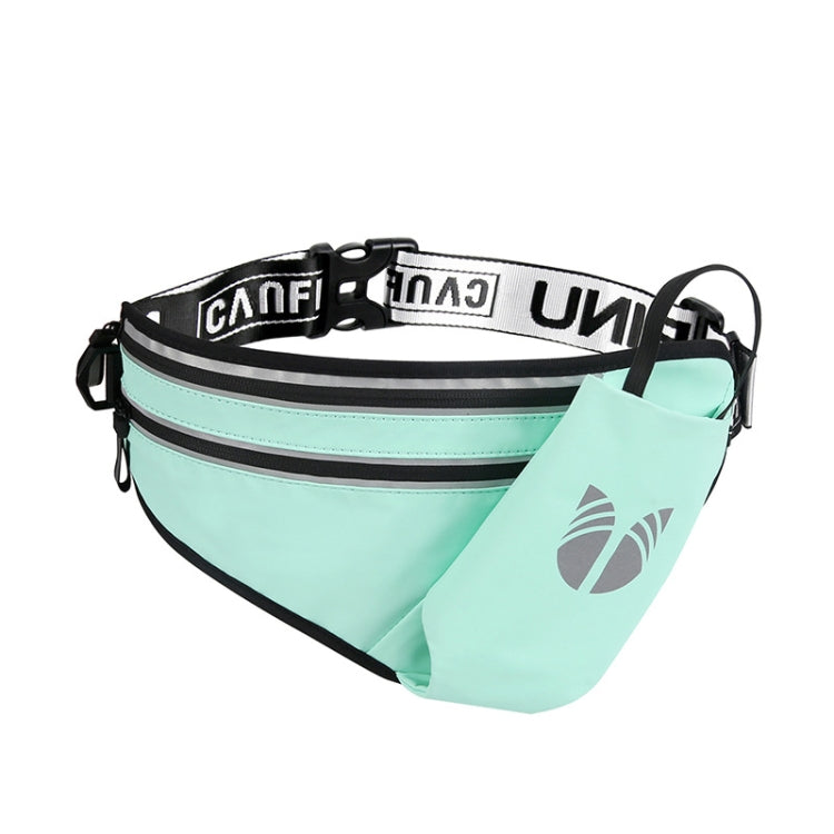CAN FLY YIPINU ขวดน้ำออกกำลังกายกลางแจ้งกระเป๋าคาดเอวเก็บโทรศัพท์มือถือ, สีดำ, สีเขียว, สีเงิน