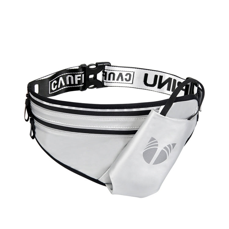 CAN FLY YIPINU ขวดน้ำออกกำลังกายกลางแจ้งกระเป๋าคาดเอวเก็บโทรศัพท์มือถือ, สีดำ, สีเขียว, สีเงิน