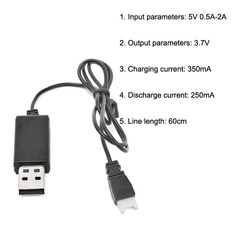 สายชาร์จ USB 10PCS 3.7V 350mAh Air To Air Plug โดยไม่ต้องป้องกันสำหรับโดรน