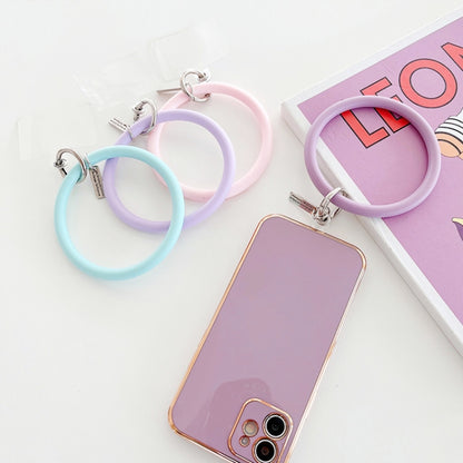 3 PCS เคสโทรศัพท์ซิลิโคนสร้อยข้อมือพวงกุญแจ Anti-Fall โทรศัพท์ Lanyard พร้อม Patch, สีชมพู, สีม่วง, สีน้ำเงิน, สีเหลืองมะนาว, สีส้ม, สีแดง, สีดำ, สีขาว, สีเขียวมิ้นท์