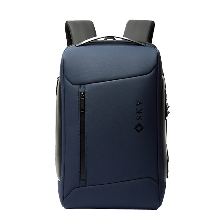 SKV B20430 กระเป๋าใส่คอมพิวเตอร์เดินทางความจุขนาดใหญ่สำหรับธุรกิจกระเป๋าเป้สะพายหลังแบบสบาย ๆ, SKV B20430 Blue, SKV B20430 Black, SKV B20430 Grey
