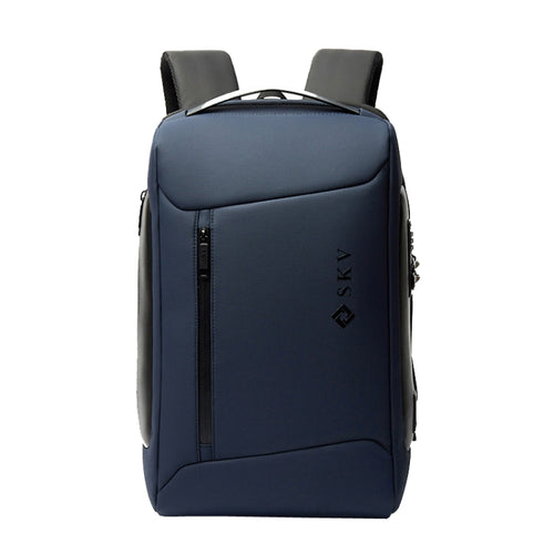 SKV B20430 กระเป๋าใส่คอมพิวเตอร์เดินทางความจุขนาดใหญ่สำหรับธุรกิจกระเป๋าเป้สะพายหลังแบบสบาย ๆ, SKV B20430 Blue, SKV B20430 Black, SKV B20430 Grey