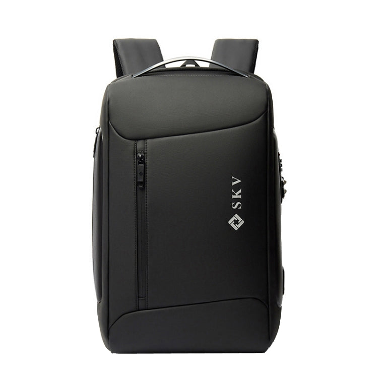SKV B20430 กระเป๋าใส่คอมพิวเตอร์เดินทางความจุขนาดใหญ่สำหรับธุรกิจกระเป๋าเป้สะพายหลังแบบสบาย ๆ, SKV B20430 Blue, SKV B20430 Black, SKV B20430 Grey