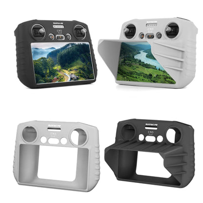 Sunnylife สำหรับ Mini 3 Pro DJI RC รีโมทคอนโทรลเคสซิลิโคนสไตล์:, For Mini 3 Pro DJI RC Without Hood (Black), For DJI RC Without Hood (Gray)