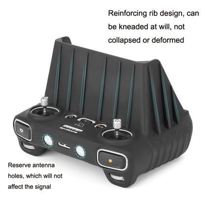 Sunnylife สำหรับ Mini 3 Pro DJI RC รีโมทคอนโทรลเคสซิลิโคนสไตล์:, For Mini 3 Pro DJI RC Without Hood (Black), For DJI RC Without Hood (Gray)
