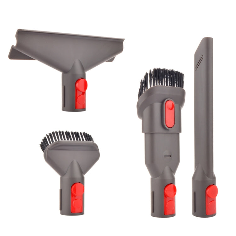 อุปกรณ์เสริมเครื่องดูดฝุ่นสำหรับ Dyson V7 V8 V10 V11 V12 V15, 5 In 1, Soft Brush, Two -in -one Brush, 2 PCS Stain Brush, Mattress+Crevice+Stain Brush, 4 In 1 Set, Hose Set, 2 PCS Adapter, Bracket
