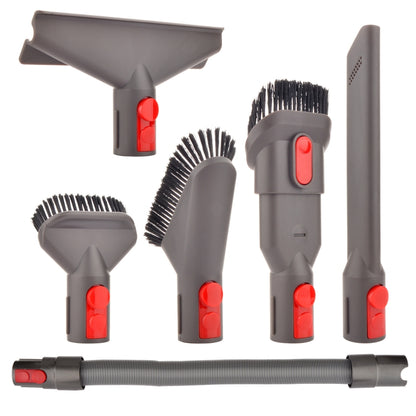 อุปกรณ์เสริมเครื่องดูดฝุ่นสำหรับ Dyson V7 V8 V10 V11 V12 V15, 5 In 1, Soft Brush, Two -in -one Brush, 2 PCS Stain Brush, Mattress+Crevice+Stain Brush, 4 In 1 Set, Hose Set, 2 PCS Adapter, Bracket