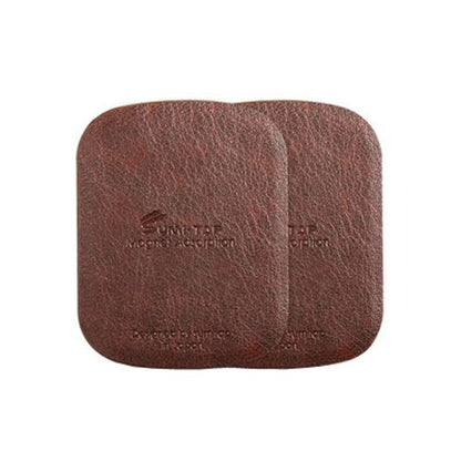 SUMITAP STHP-C40 Leather Square Magnetic Sheet อุปกรณ์เสริมที่วางโทรศัพท์ในรถยนต์แบบแม่เหล็ก, STHP-C40 Black, STHP-C40 Gray, STHP-C40 Brown