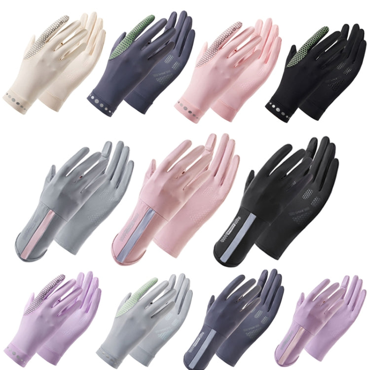 1 คู่ XC-14 ถุงมือผ้าไหมน้ำแข็งสำหรับขับขี่ครีมกันแดด Anti-UV Fingerless สไตล์:, Honeycomb (Purple), Honeycomb (Pink), Honeycomb (Yellow), Honeycomb (Gray), Honeycomb (Black), Honeycomb (Dark Gray), Line (Purple), Line (Dark Gray), Line (Light Gray)   ...