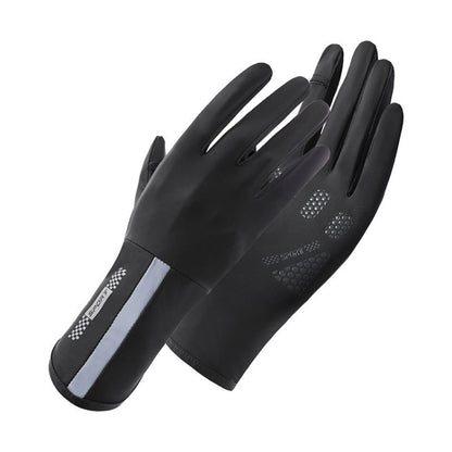 1 คู่ XC-14 ถุงมือผ้าไหมน้ำแข็งสำหรับขับขี่ครีมกันแดด Anti-UV Fingerless สไตล์:, Honeycomb (Purple), Honeycomb (Pink), Honeycomb (Yellow), Honeycomb (Gray), Honeycomb (Black), Honeycomb (Dark Gray), Line (Purple), Line (Dark Gray), Line (Light Gray)   ...
