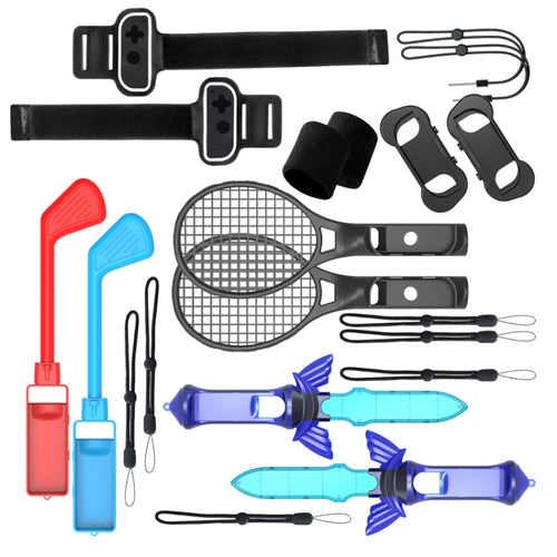 JYS JYS-NS241 12 In 1 Game Somatosensory Motion Accessories Set สำหรับ Nintendo Switch, JYS 12 In 1