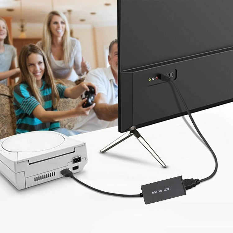 N64 เป็นสายแปลง HDMI HD สำหรับ N64/GameCube/SNES, Converter HD Cable
