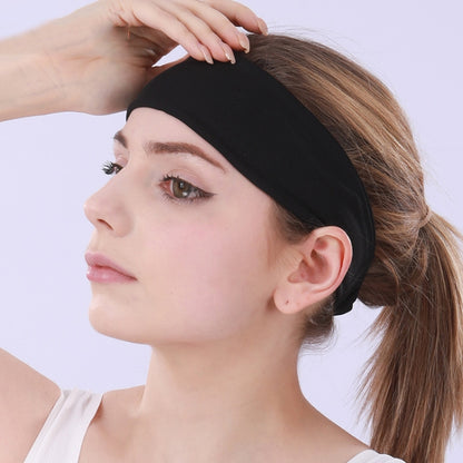3 PCS Cold Feeling Sports Hairband Fitness เข็มขัดดูดซับเหงื่อ, Hairband (624 Light Pink), Hairband(824 Black), Hairband (624 Black)