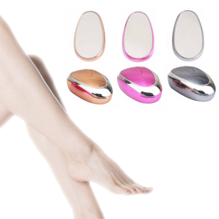 Lady Manual Epilator Crystal Gentle Exfoliating Glass อุปกรณ์กำจัดขน, สีแดงกุหลาบ, สีน้ำเงินเข้ม, Rose Gold