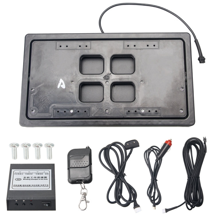 ที่วางป้ายทะเบียนรถแบบมาตรฐานของสหรัฐฯ, US Standard Flip Retractable