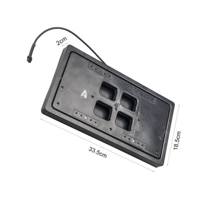 ที่วางป้ายทะเบียนรถแบบมาตรฐานของสหรัฐฯ, US Standard Flip Retractable