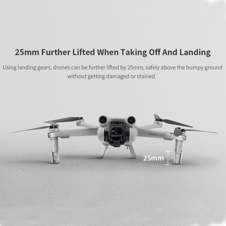 PGYTECH สำหรับ DJI Mini 3 Pro ยก Landing Gear สามารถเพิ่มได้ 25 มม